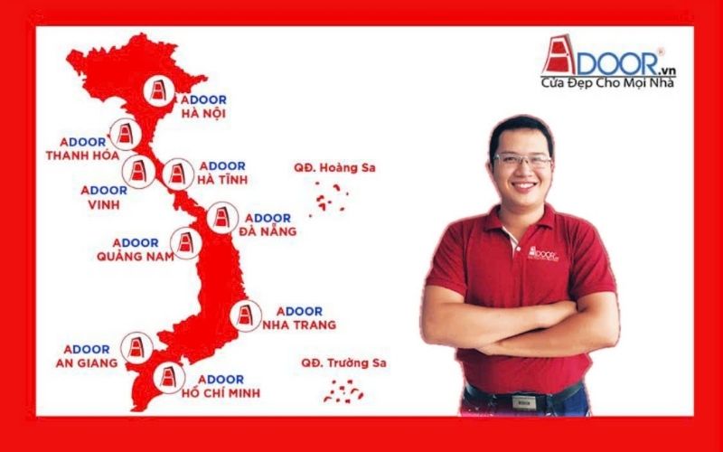 Hệ thống phân phối cửa cuốn Adoor