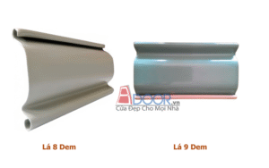 Cửa cuốn Đài Loan lá 8-9 dem