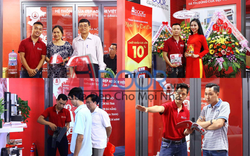 Adoor thường xuyên tham gia các hội chợ về ngành cửa