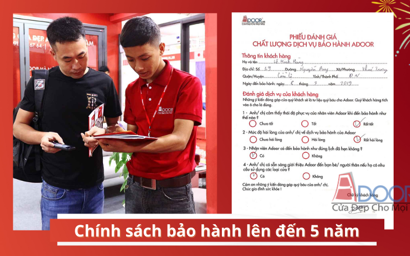 Cam kết bảo hành và hỗ trợ kỹ thuật cửa cuốn Đài Loan tại Rạch Giá của Adoor