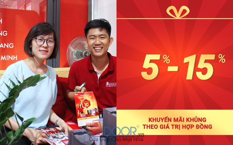 Chương trình giảm giá và ưu đãi khi mua cửa cuốn Đài Loan