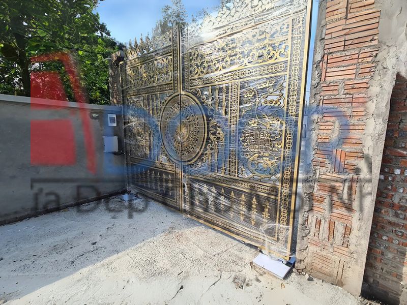 Mẫu Cửa Cổng Mở Quay Tự Động tại quy nhơn