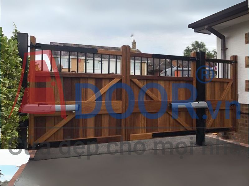 Mẫu Cửa Cổng Tay Đòn Tự Động
