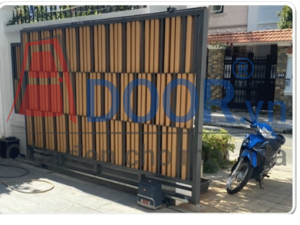 Mẫu Cửa Cổng Trượt Ngang Tự Động Thủ Dầu Một