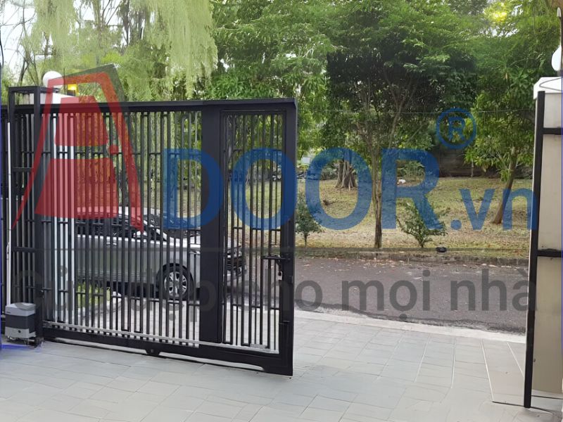Mẫu Cửa Cổng Trượt Ngang Tự Động