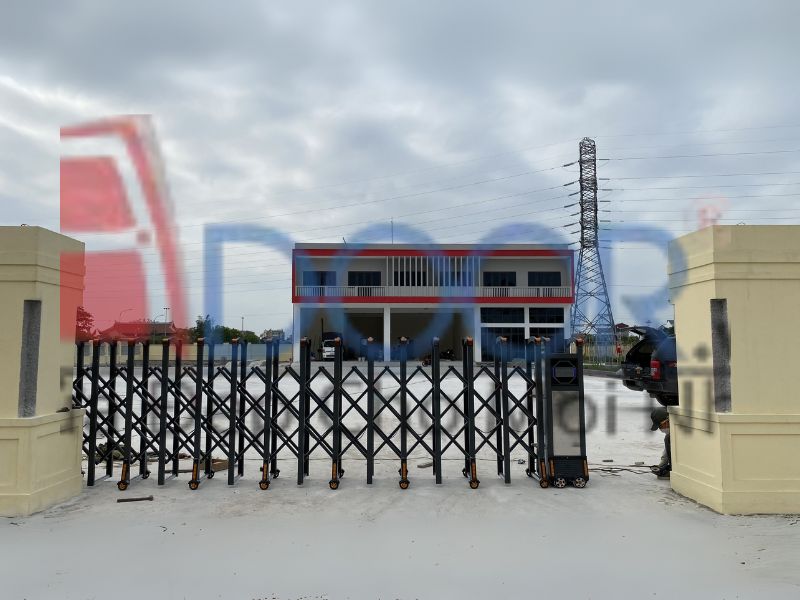Mẫu Cửa Cổng Xếp Gọn Tự Động