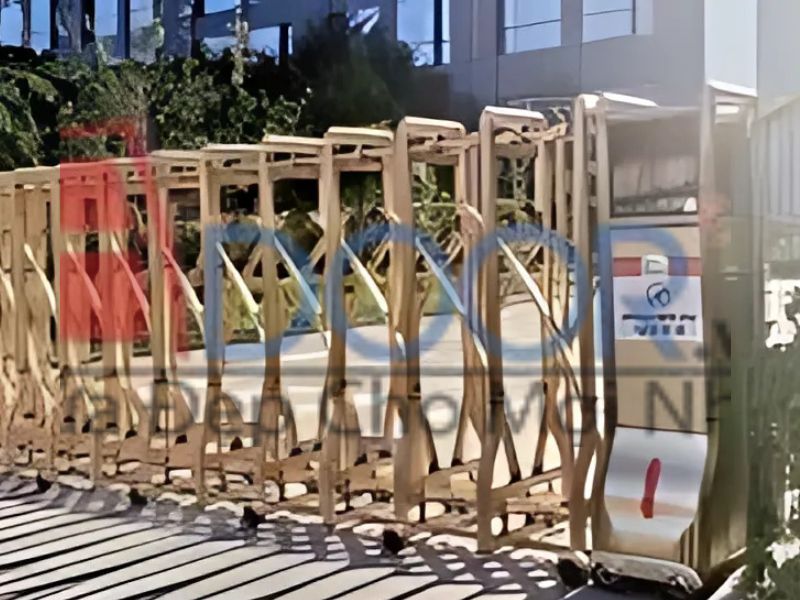 Mẫu Cửa Cổng Xếp Gọn Tự Động tại nha trang