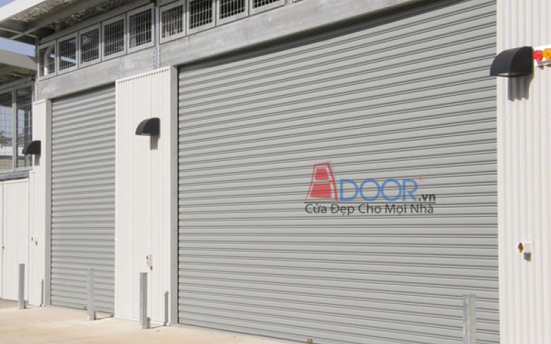 Cửa cuốn Đài Loan kéo tay bằng thép mạ kẽm ( 0.8mm - 0.9mm)