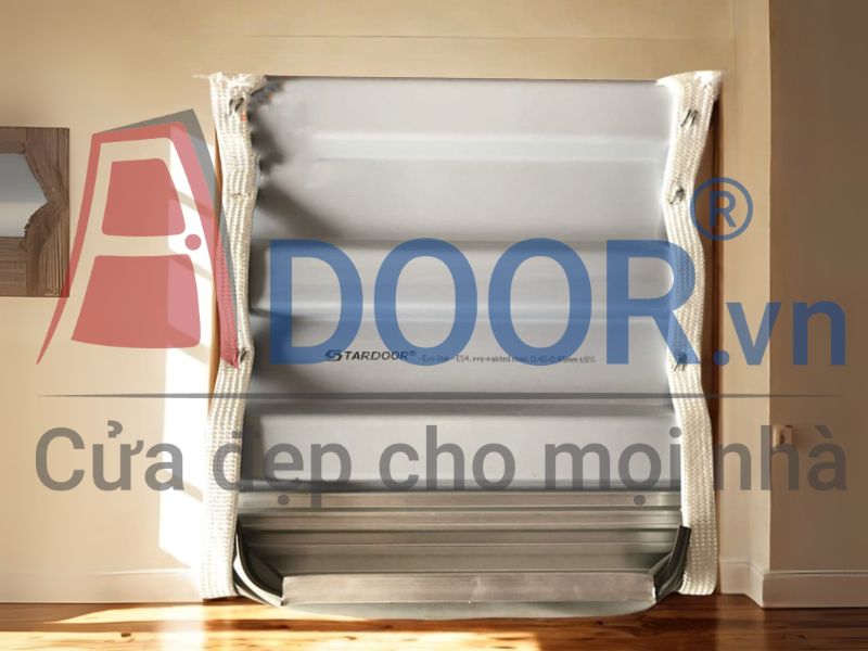 Mẫu cửa cuốn tấm liền Adoor ST1002