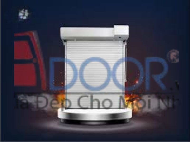Mẫu Cửa cuốn tự động chống cháy tại dĩ an