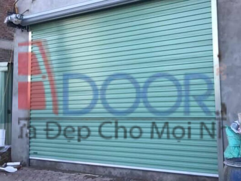 Mẫu Cửa cuốn tự động tấm liền Đài Loan tại Hạ Long