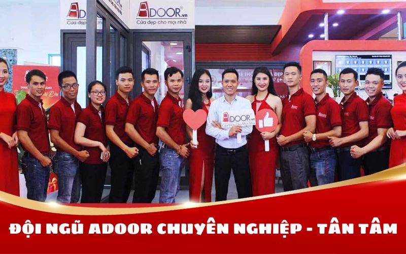 Đội ngũ nhân sự chuyên nghiệp của Adoor