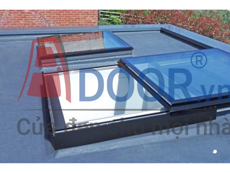 Mẫu Giếng trời trượt ngang Adoor