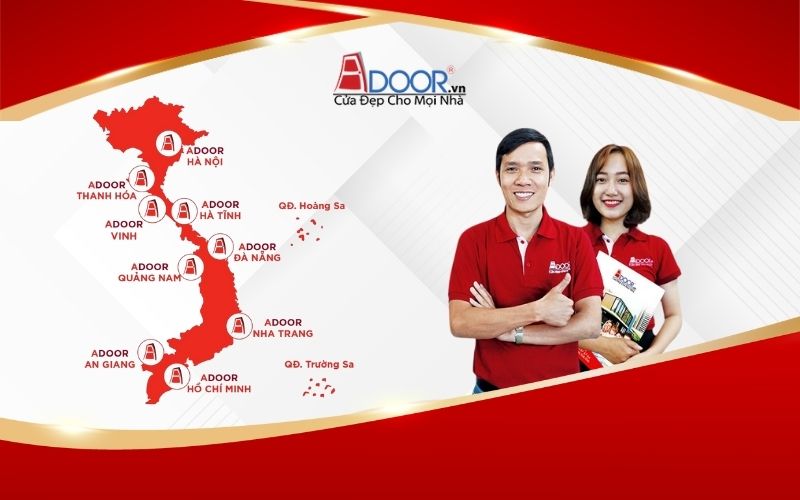 Hệ thống phân phối của Adoor về cửa cuốn công nghệ Đức