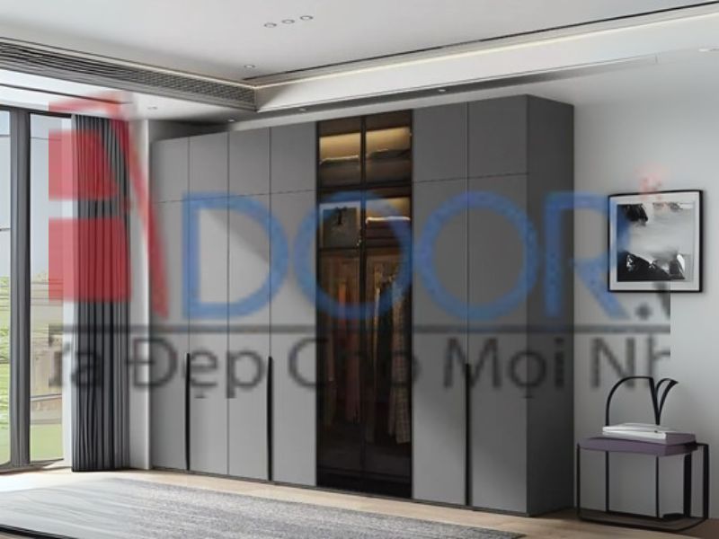 Mẫu tủ quần áo cánh kính Adoor thiết kế sang trọng đẳng cấp