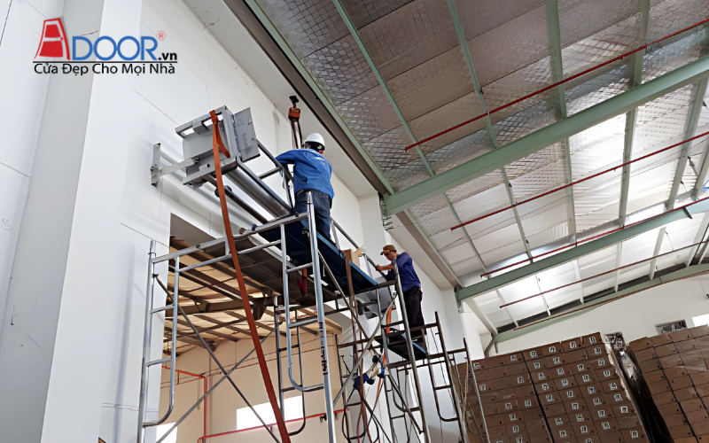 Quy trình Adoor kiểm định và lắp đặt cửa cuốn công nghệ Đức tại Phan Thiết
