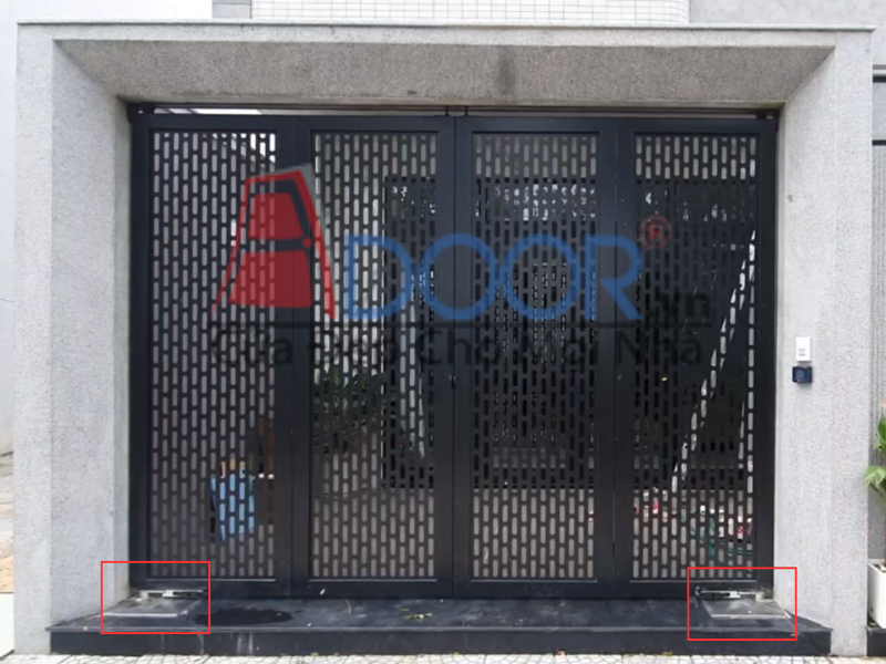Mẫu Cửa Cổng Âm Sàn Tự Đông