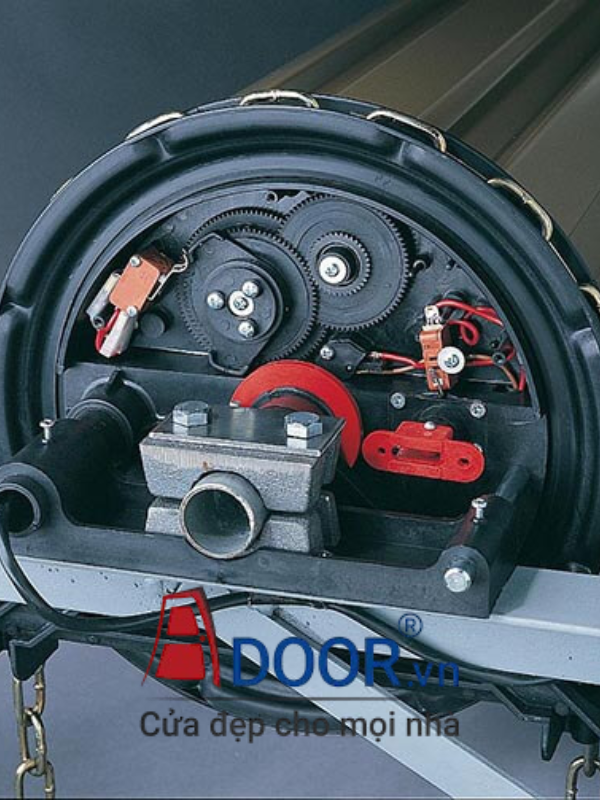 Động cơ cửa cuốn với thiết kế bền bỉ