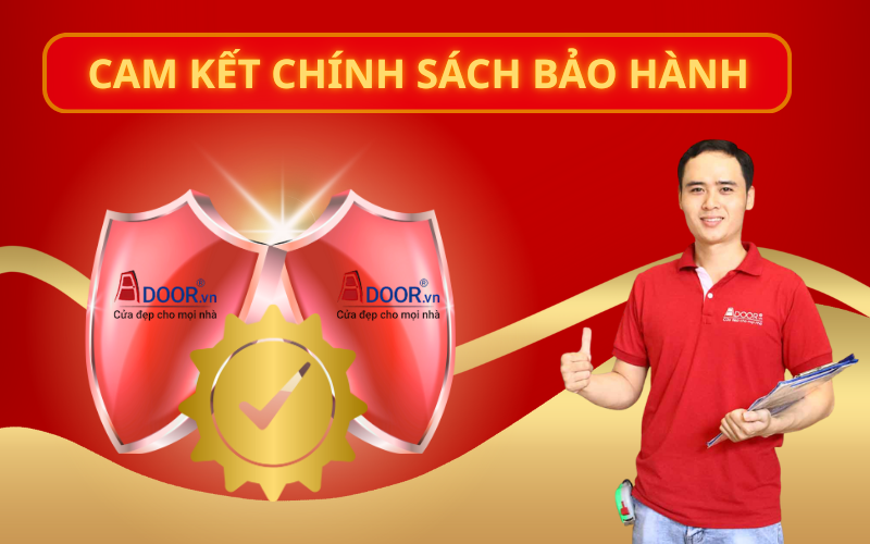 Cam Kết chính sách bảo hành cửa cuốn khe thoáng tại Adoor