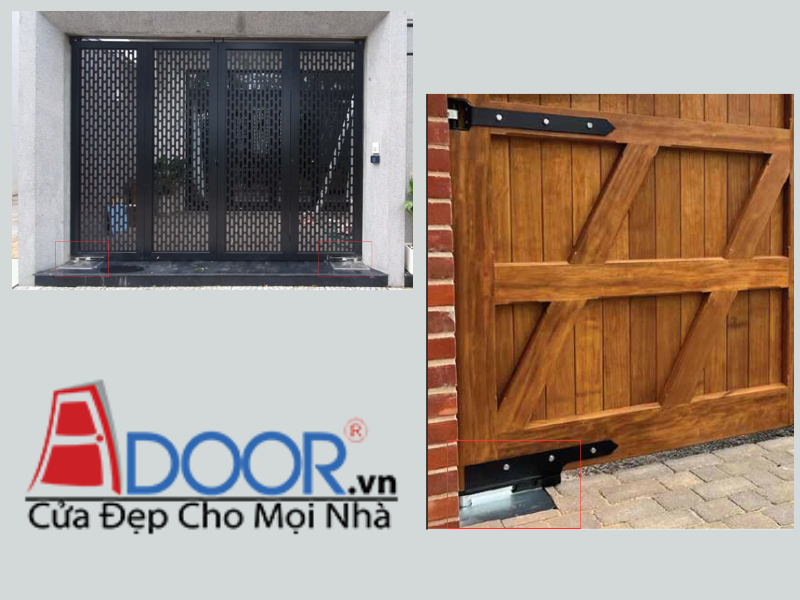 Mẫu Cửa Cổng Âm Sàn Tự Động