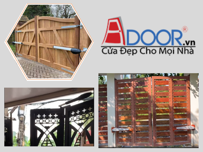 Mẫu Cửa Cổng Tay Đòn Tự Động