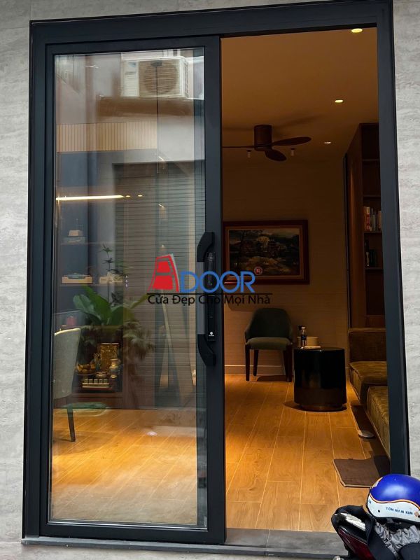 Mẫu cửa nhôm kính trượt quay Adoor kính toàn hiện đại Mẫu cửa nhôm kính trượt quay Adoor kính toàn hiện đại