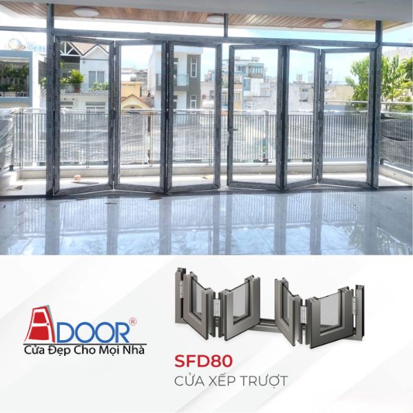 Cửa xếp trượt Maxpro linh hoạt, tối ưu không gian và tiện lợi khi mở rộng Cửa xếp trượt Maxpro linh hoạt, tối ưu không gian và tiện lợi khi mở rộng