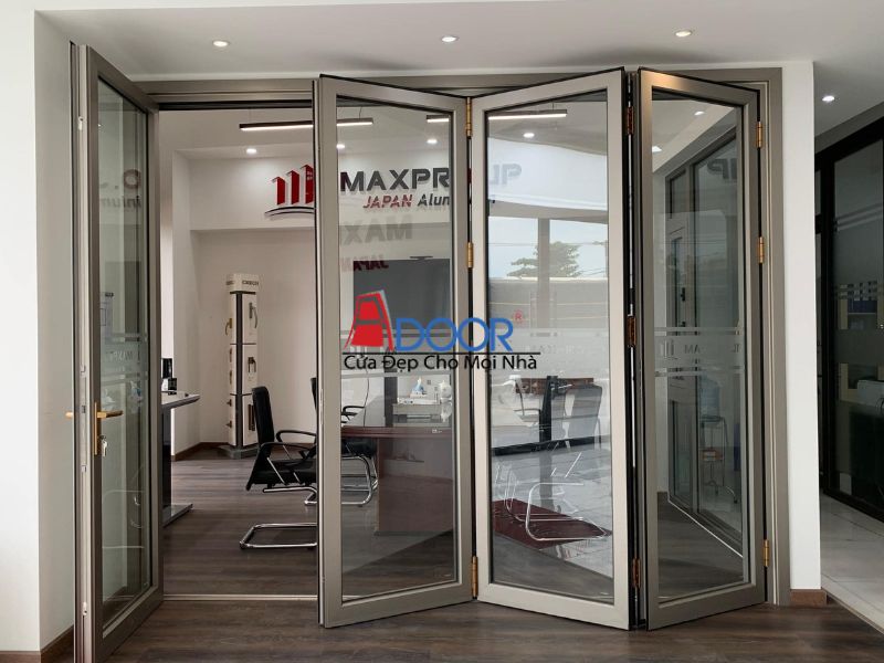 Cửa nhôm Maxpro xếp trượt linh hoạt, mở rộng không gian tối đa Cửa nhôm Maxpro xếp trượt linh hoạt, mở rộng không gian tối đa