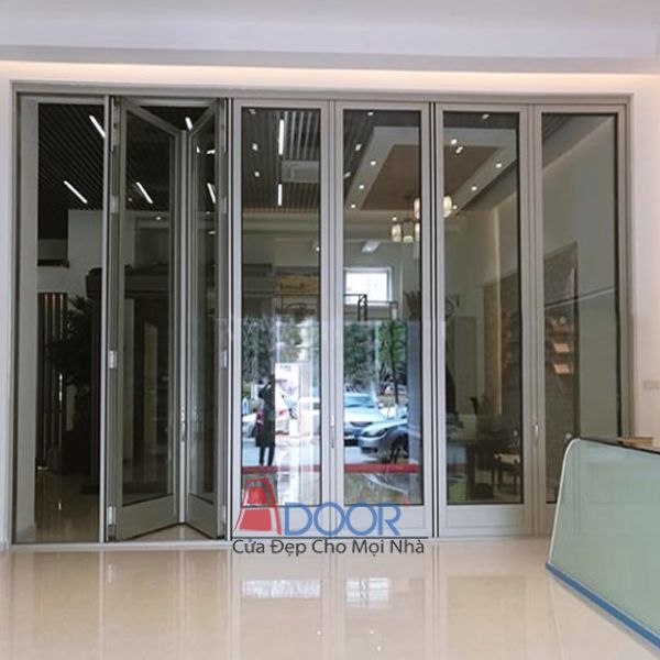 Cửa xếp trượt Maxpro Adoor mang lại không gian mở rộng tối đa