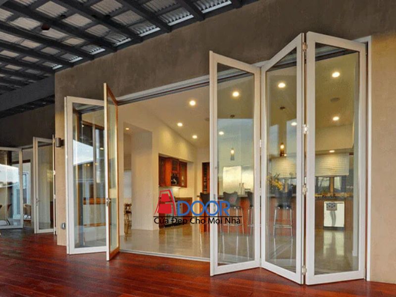 Cửa nhôm Maxpro xếp trượt Adoor tại một resort cao cấp Cửa nhôm Maxpro xếp trượt Adoor tại một resort cao cấp