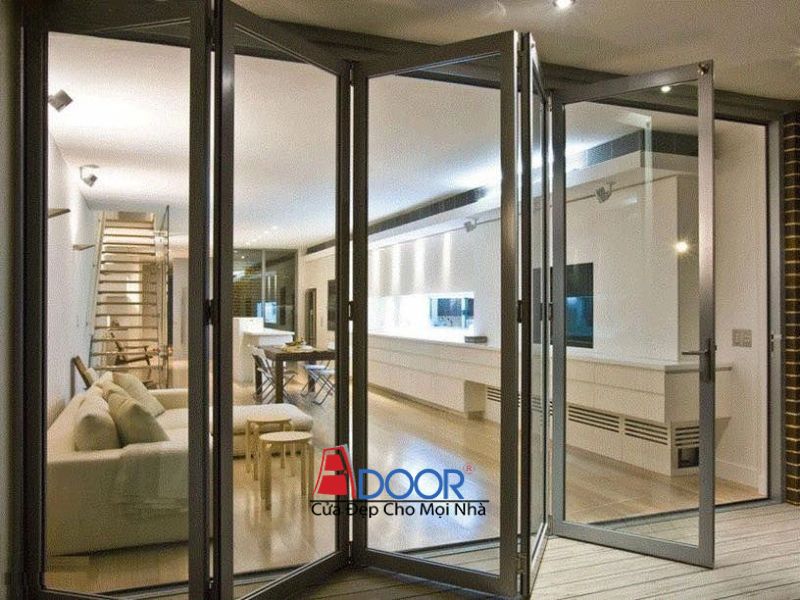 Cửa nhôm hệ Maxpro xếp trượt phù hợp các phòng khách lớn hoặc nhà hàng Cửa nhôm hệ Maxpro xếp trượt phù hợp các phòng khách lớn hoặc nhà hàng