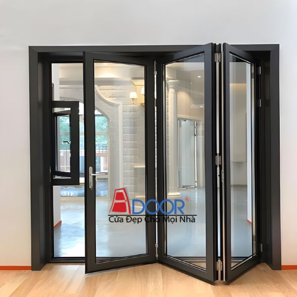 Cửa nhôm Maxpro xếp trượt giúp tận dụng tối đa diện tích Cửa nhôm Maxpro xếp trượt giúp tận dụng tối đa diện tích