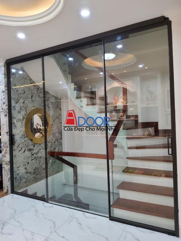 Cửa nhôm kính Adoor hệ Slim mở lùa đảm bảo vận hành êm ái Cửa nhôm kính Adoor hệ Slim mở lùa đảm bảo vận hành êm ái