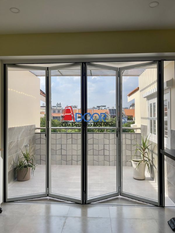 Mẫu cửa nhôm kính Adoor hệ Slim xếp trượt ứng dụng cho các không gian lớn Mẫu cửa nhôm kính Adoor hệ Slim xếp trượt ứng dụng cho các không gian lớn