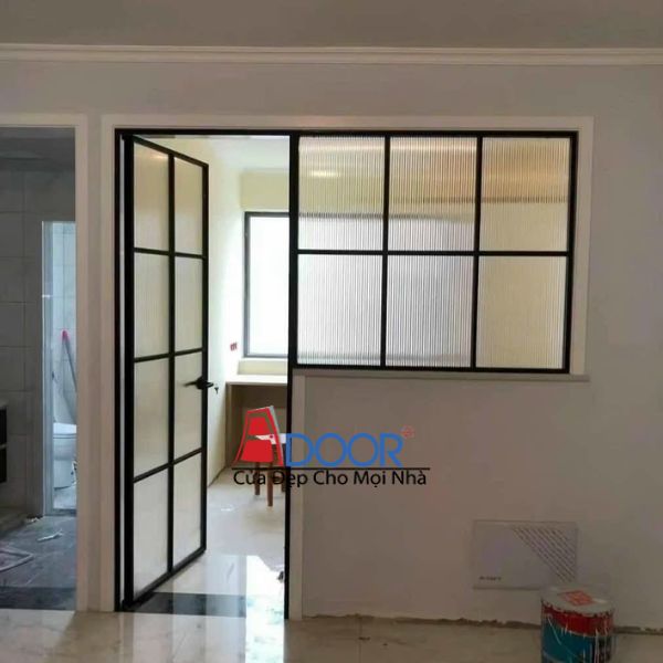 Mẫu cửa nhôm Slim Adoor mở quay 1 cánh Mẫu cửa nhôm Slim Adoor mở quay 1 cánh