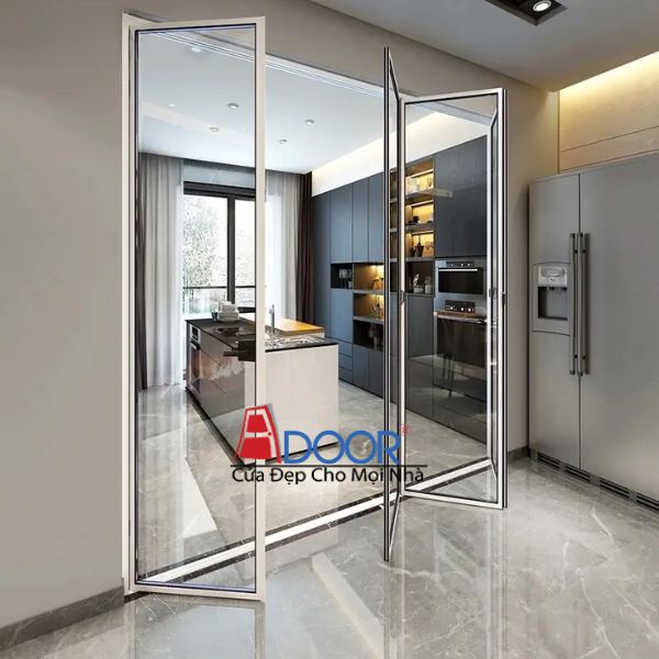Cửa xếp trượt Slim tối ưu không gian, tiện lợi cho các lối đi rộng Cửa xếp trượt Slim tối ưu không gian, tiện lợi cho các lối đi rộng