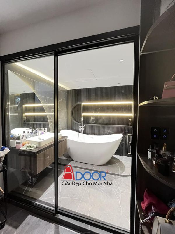 Cửa Slim mở lùa tiết kiệm diện tích, khung mảnh, phù hợp không gian hiện đại Cửa Slim mở lùa tiết kiệm diện tích, khung mảnh, phù hợp không gian hiện đại