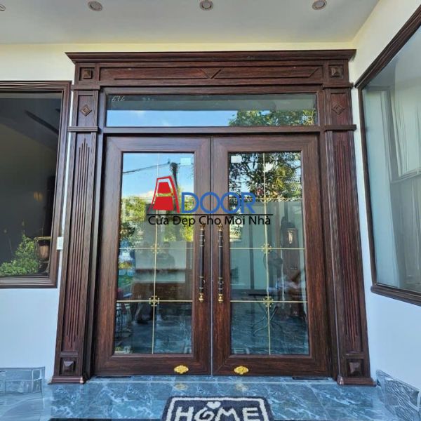 Cửa nhôm hệ thủy lực màu vân gỗ mang lại vẻ ấm cúng và gần gũi với thiên nhiên Cửa nhôm hệ thủy lực màu vân gỗ mang lại vẻ ấm cúng và gần gũi với thiên nhiên