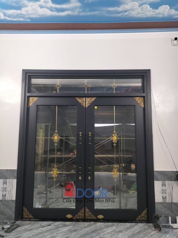 Cửa nhôm thủy lực Adoor khuôn bao đơn bền bỉ Cửa nhôm thủy lực Adoor khuôn bao đơn bền bỉ