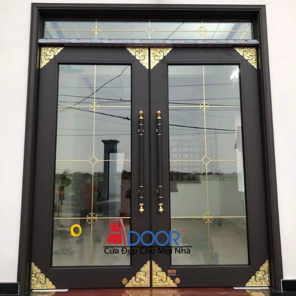 Cửa nhôm kính thủy lực Adoor với khuôn bao đơn, thiết kế hiện đại, thanh mảnh Cửa nhôm kính thủy lực Adoor với khuôn bao đơn, thiết kế hiện đại, thanh mảnh