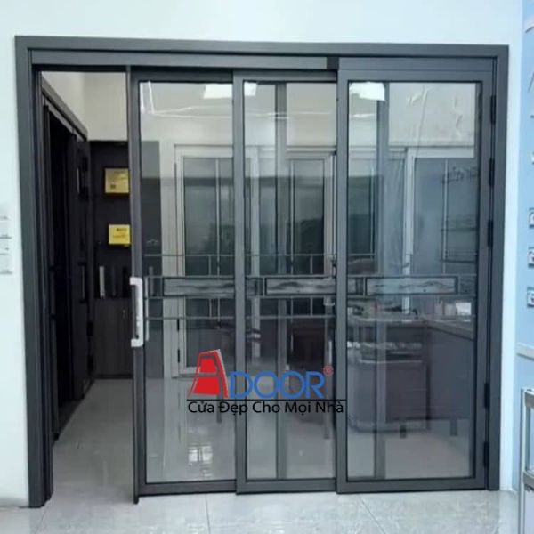 Cửa trượt quay 3 cánh thích hợp biệt thự và văn phòng tại Cam Ranh Cửa trượt quay 3 cánh thích hợp biệt thự và văn phòng tại Cam Ranh