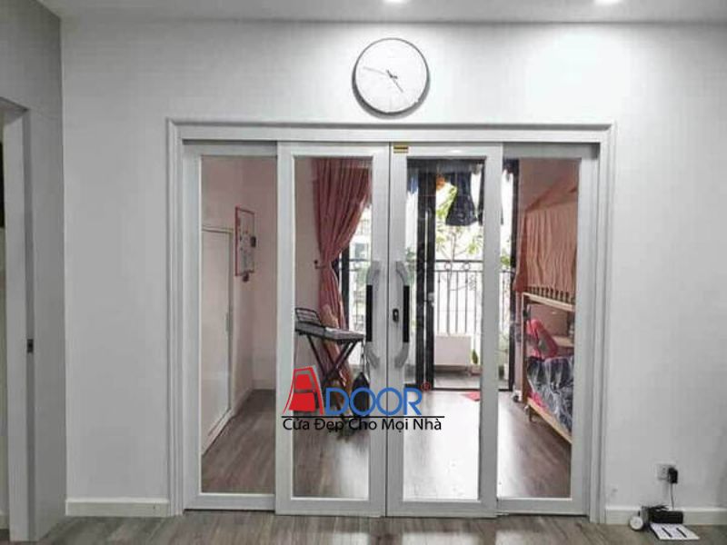 Cửa nhôm trượt quay màu trắng mang đến vẻ sáng sủa Cửa nhôm trượt quay màu trắng mang đến vẻ sáng sủa