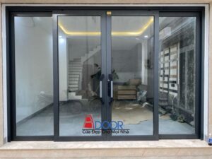 cửa nhôm kính hệ trượt quay