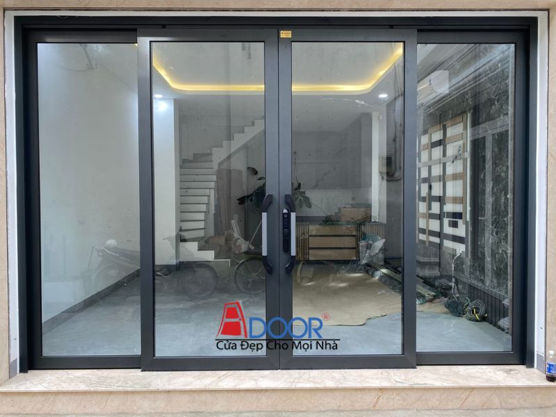 Mẫu cửa nhôm trượt quay không vách cố định với thiết kế linh hoạt Mẫu cửa nhôm trượt quay không vách cố định với thiết kế linh hoạt