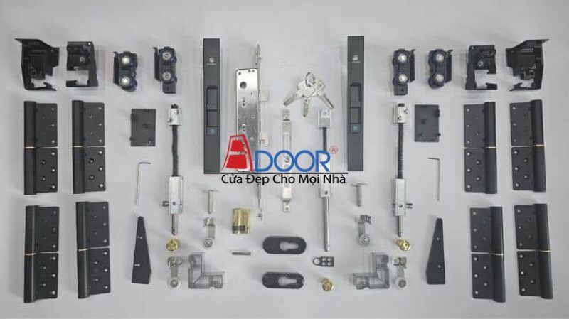 Ảnh bản lề và ray trượt bền bỉ, giúp cửa vận hành nhẹ nhàng Ảnh bản lề và ray trượt bền bỉ, giúp cửa vận hành nhẹ nhàng