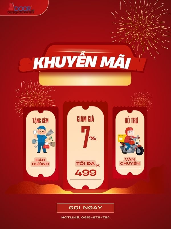 Khuyễn mãi dành riêng cho khách hàng mua cửa cuốn tại Bình Thạnh