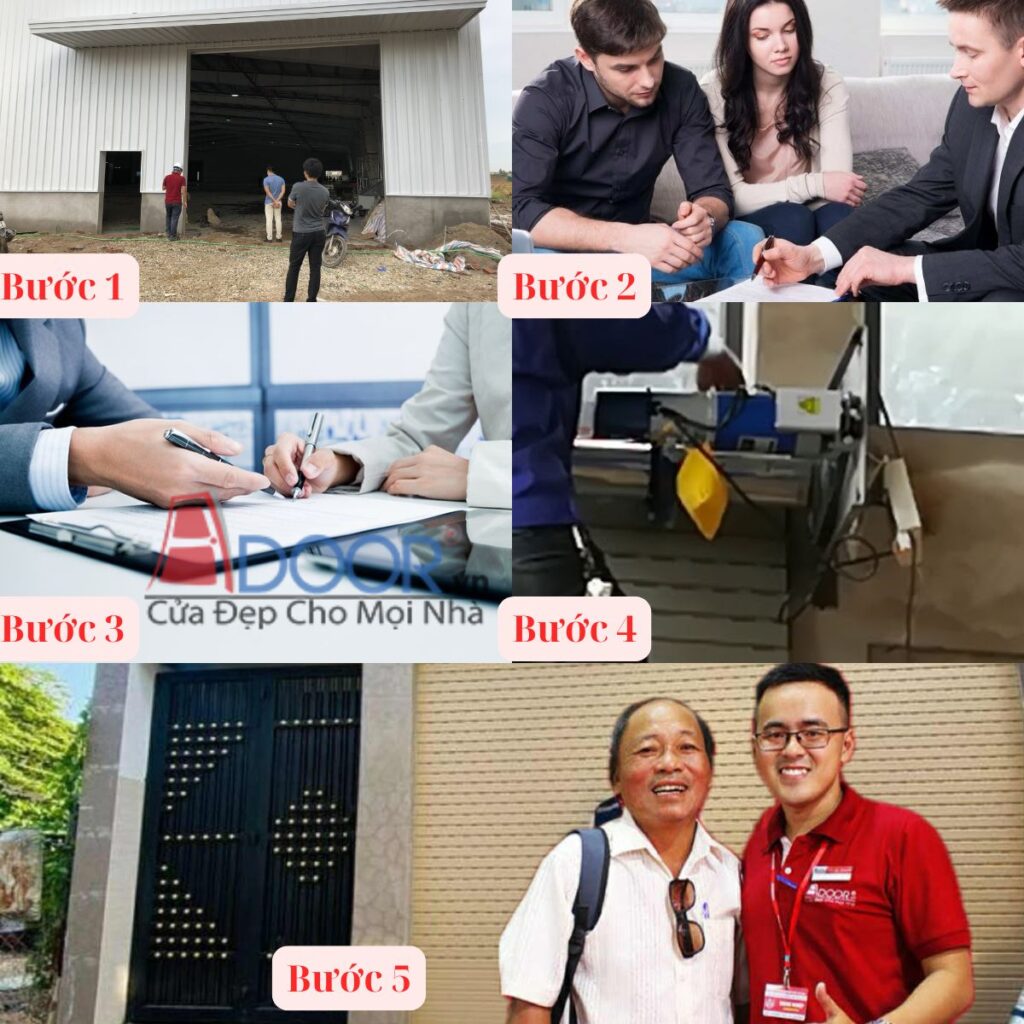 Quy trình lắp đặt cửa cuốn chuẩn Adoor