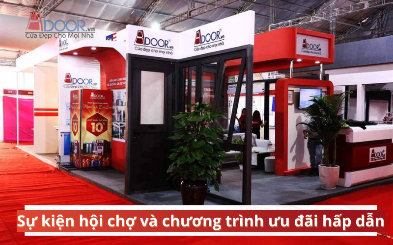 Sự kiện hội chợ và những ưu đãi hấp dẫn của cửa cuốn Đài Loan Adoor
