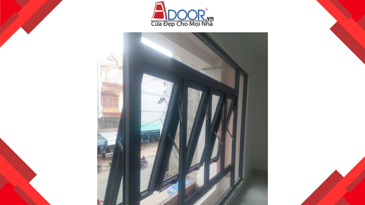 cửa sổ mở hất xingfa 4 cánh