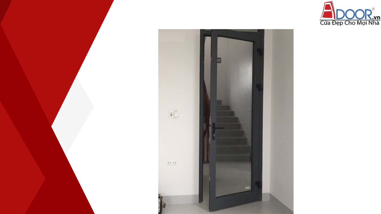 cửa đi mở quay nhôm xingfa VN 1 cánh